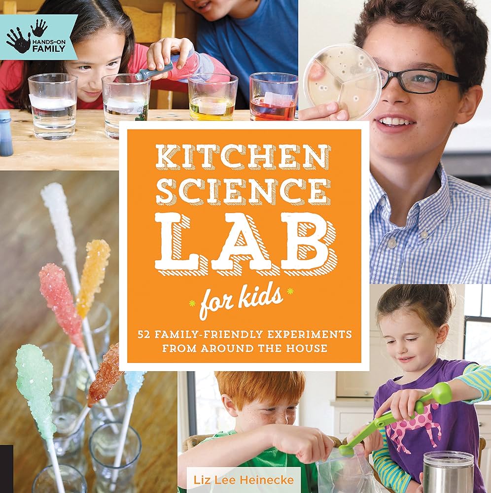 kitchen science lab for kids book cover